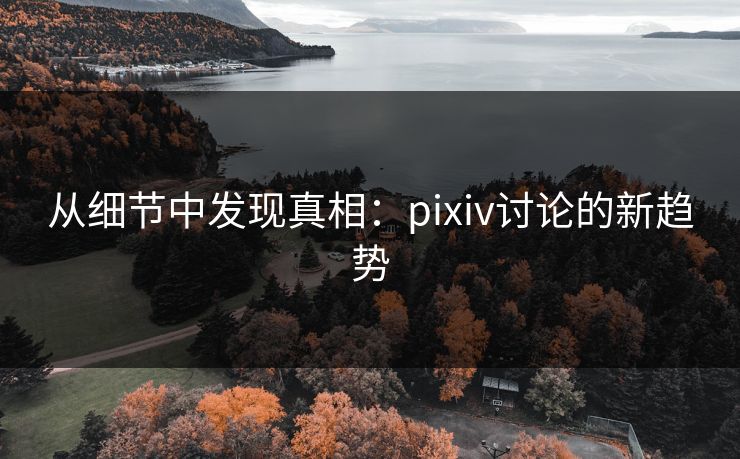 从细节中发现真相:pixiv讨论的新趋势-第1张图片-p站搬运工影视库 - p站助手短剧集 从细节中发现真相:pixiv讨论的新趋势-第1张图片-p站搬运工影视库 - p站助手短剧集